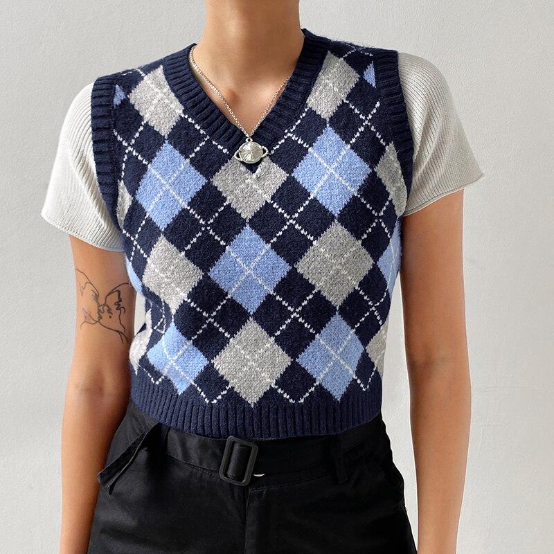 argyle sweater vest womens