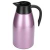 2L Großes Fassungsvermögen Isolierter Heißwasserkrug Innen Edelstahl Thermoskanne Lila 2L