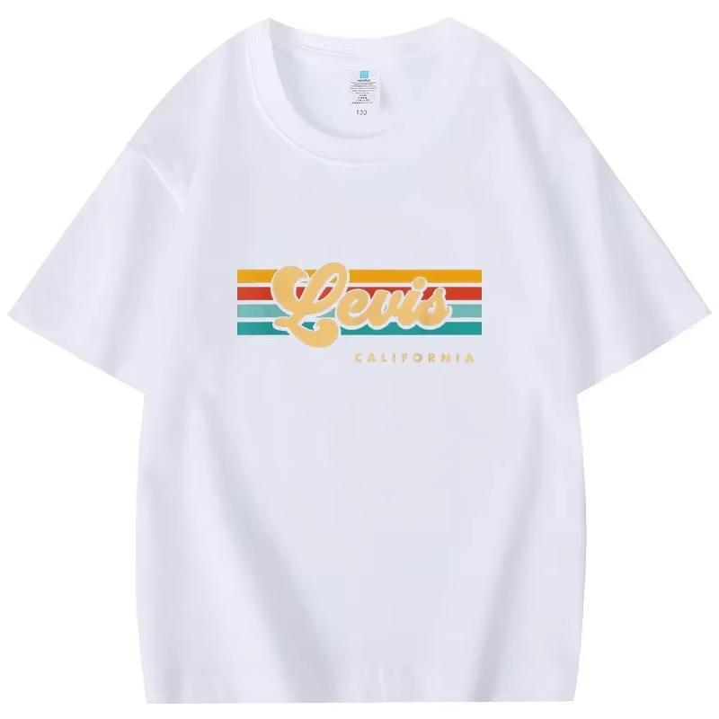 

2025 Мужская Свободная Футболка с Коротким Рукавом Модный Принт Повседневная Универсальная Круглый Вырез Полурукав Чистый Хлопок 3XL