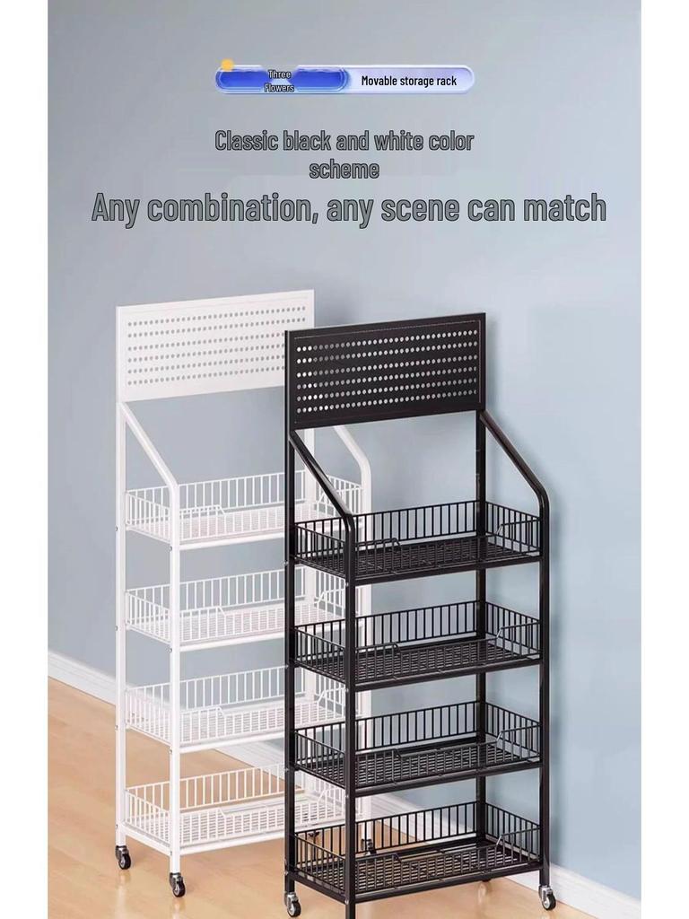 Mobiles Mehrschicht-Display- und Lagerregal für Kioske