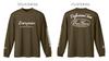 EVERGREEN Dry Long T-Shirt, F Type, XL, Black