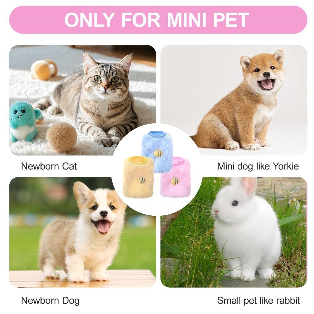 Colorful Vest Teacup Dog Clothes Soft Cat Clothes Cute Puppy Pet Clothes Small Pet
