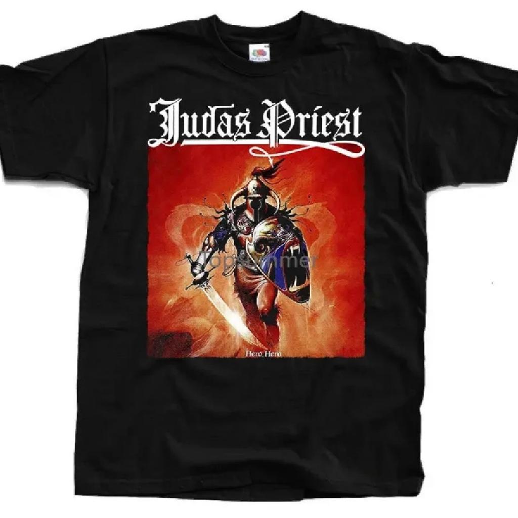 Judas Priest Hero Hero Ver 1 T Shirt (Black) S 5Xl Printed T Shirt Men'S Short Sleeve O Neck T Shirts Summer
