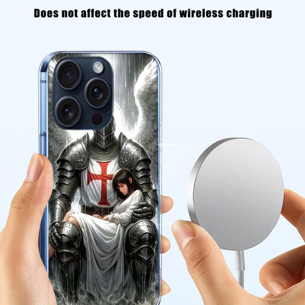 The Bright Red Crusade Clear Phone Case For Iphone 17 Air 16 Pro Max 15 Pro 14 Plus 17E 16E 11 13 12 Mini Cover Cases Fundas Cel