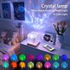 16 Colors Water Ripple Projector Dynamic Rotating LED Night Light with Remote Dimming Family Bedroom Romantic Ocean Decor Lamp