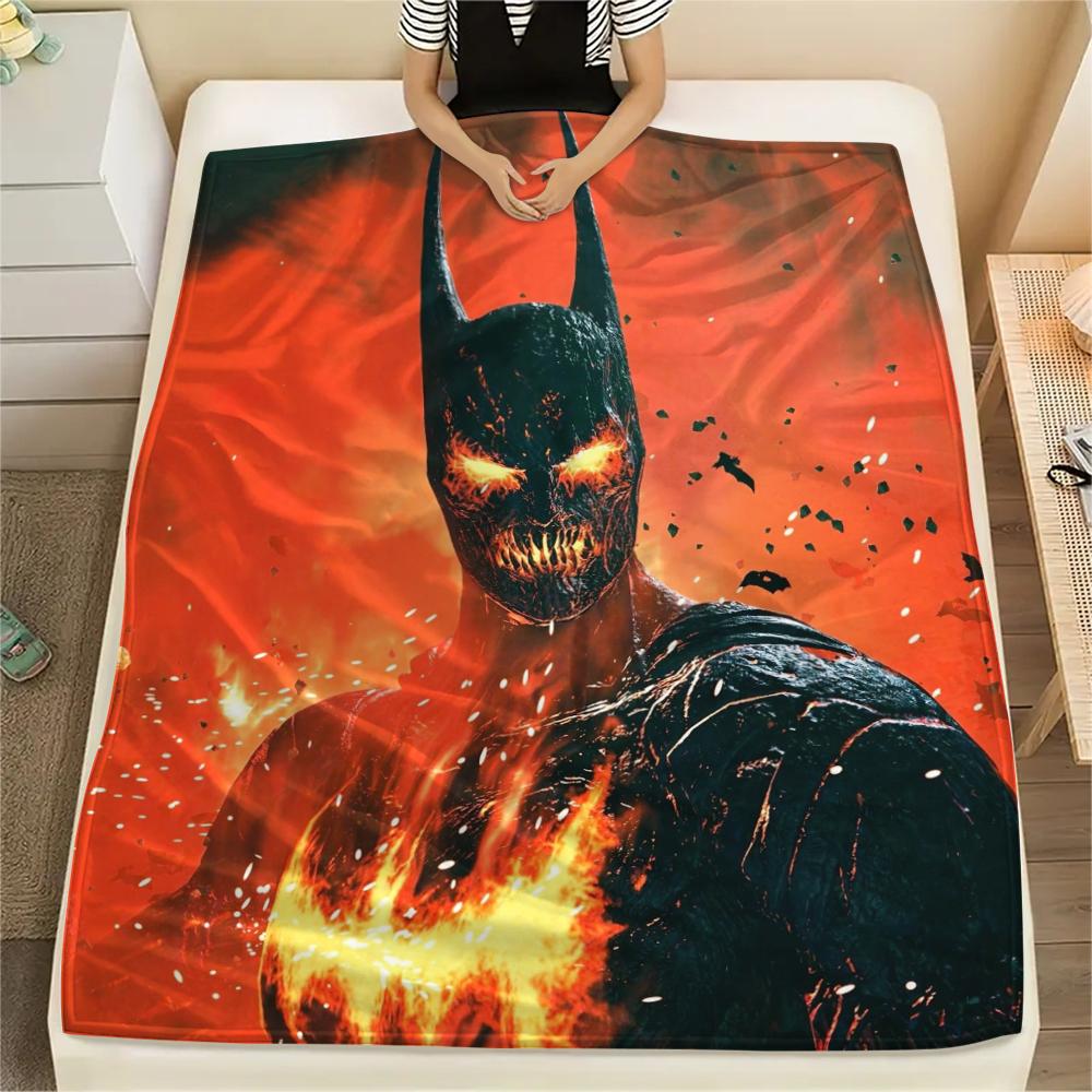 

Batman Dark Style Blanket, Stylish Throw for Home Living Space, Perfect Gift for DC Comic Fans.chl 75x90cm