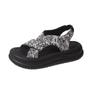 Roman sandals women's summer wear 2025 new comfortable skirt casual versatile platform sports beach shoes