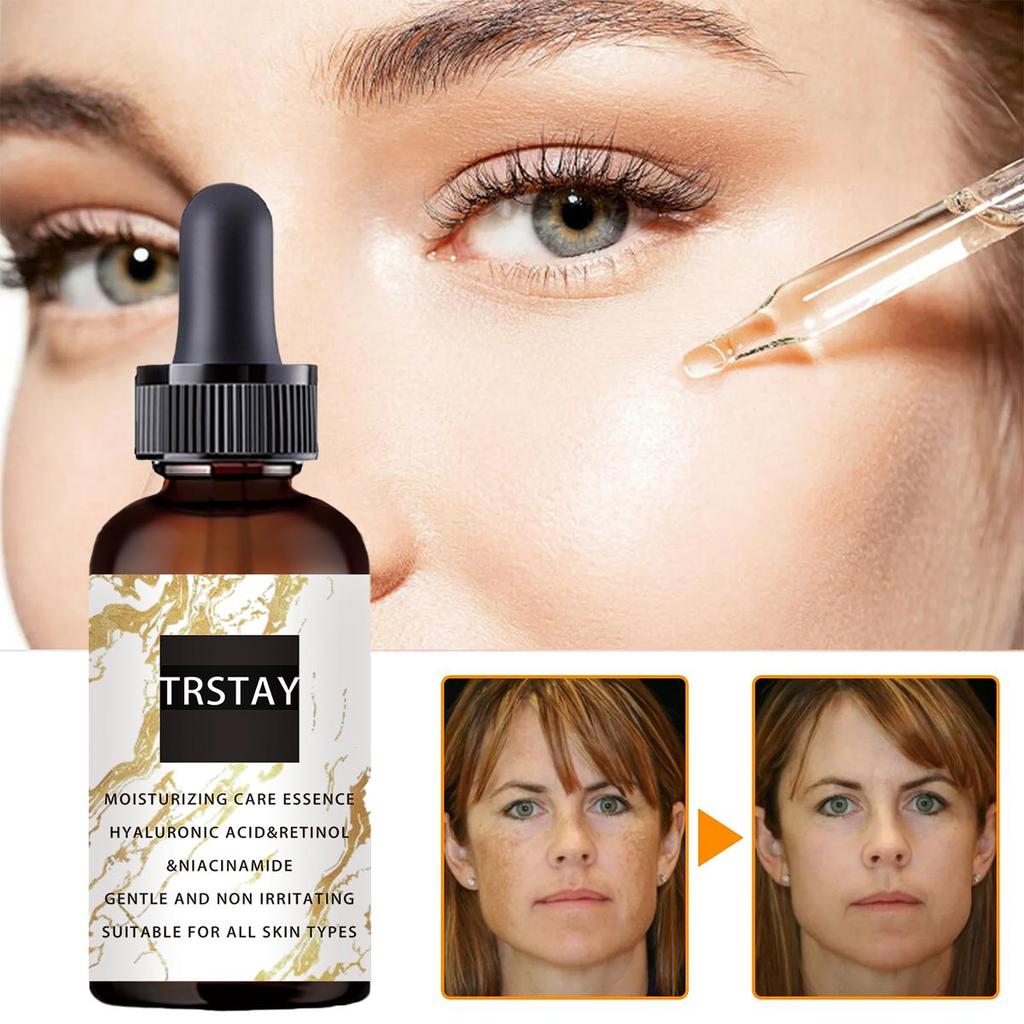 Anti Aging Serum Firm Lift Fade Fine Lines Removal Wrinkle Moisturizing Face Essence Brighten Repair Smooth Skin Care
