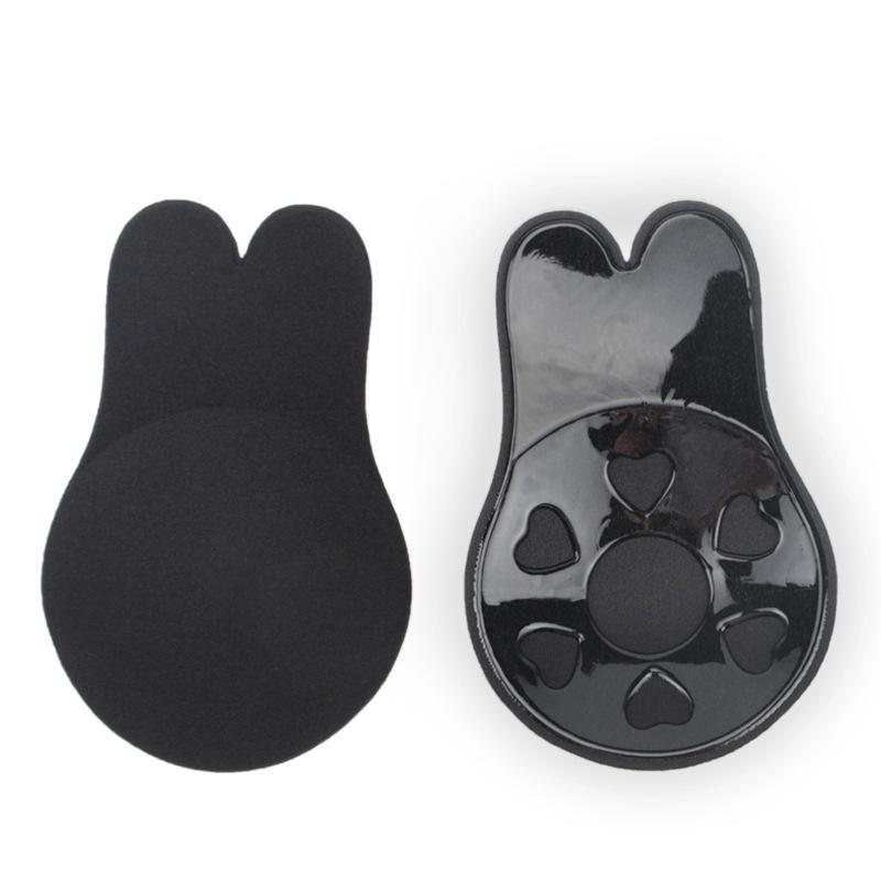 Bunny Ear Push-Up Nipple Covers: Breathable Seamless Lift & Anti-Protrusion Pasties