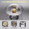 Stainless Steel Sink Strainer Drain Filter - Anti-Clog Hair Catcher With Extended Drain Board For Kitchenbathroom