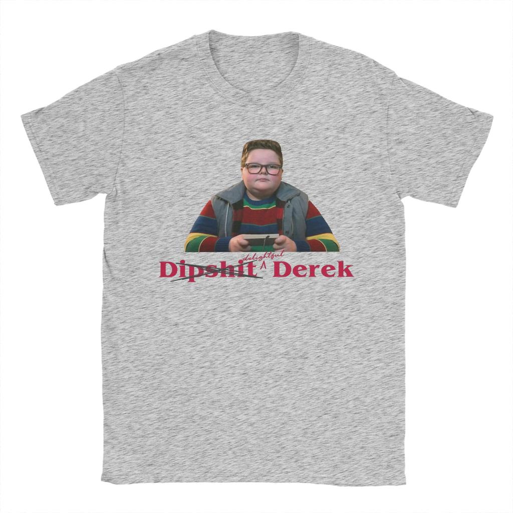 Delightful Derek TShirt for Unisex Humor Cotton Tee Shirt Round Collar Short Sleeve T Shirt Plus Size Clothes