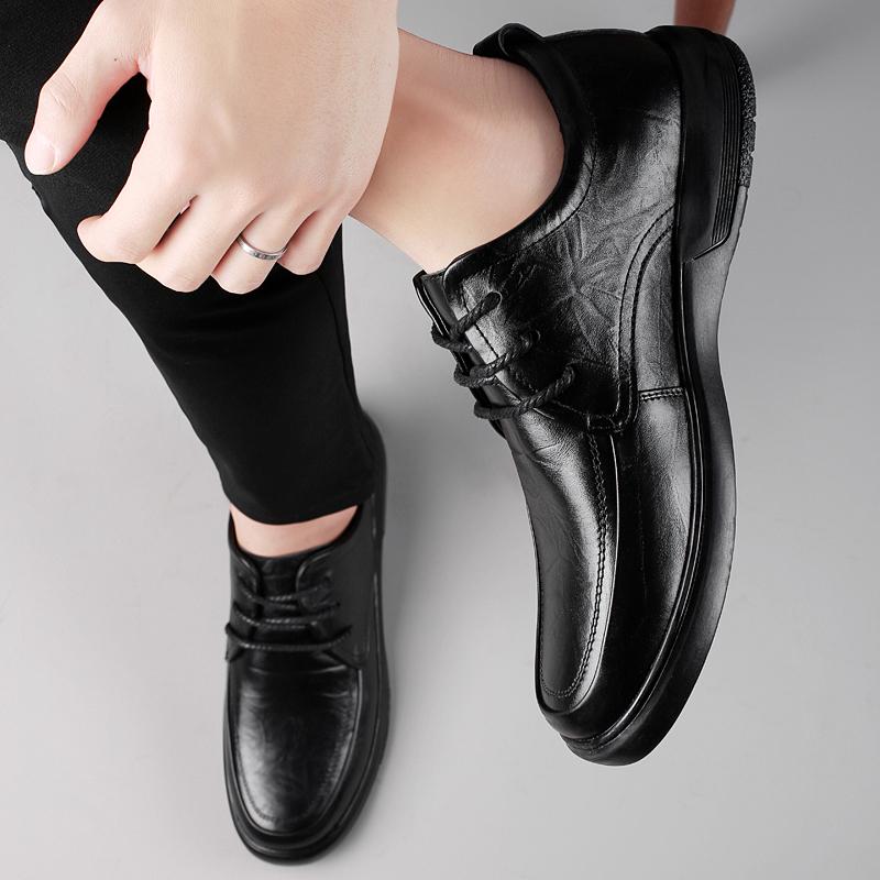 Модные мужские туфли из натуральной кожи — фото 4