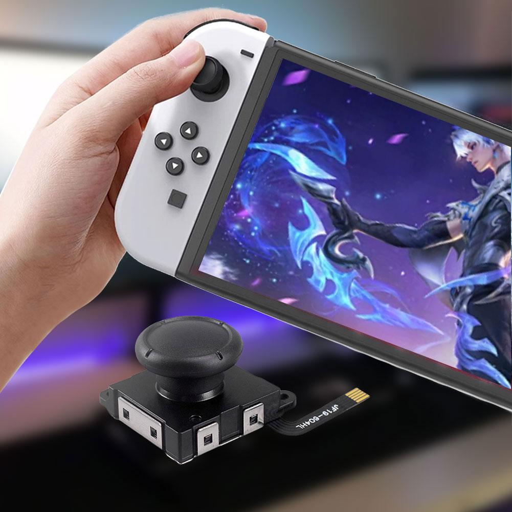 Hall Effect Joystick No Drifting 3D Analog Stick Sensor Potentiometer Module Higher Sensitivity for Nintendo Switch/OLED/Lite