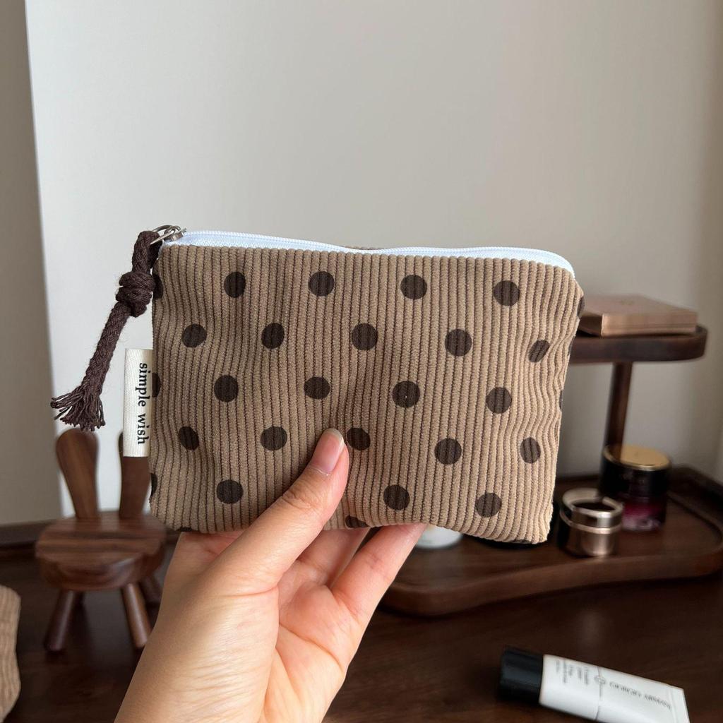 Mini Cotton Floral Organizer Bags for Women Bag Small Fabric Cosmetic Make Up Bag Little Purse Coin Pouch Children Cosmetic Case