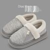 Thickened Cotton Winter Slippers: Non-slip, Wearable Warmth for Men & Women, Soft Sole, Fur-lined, Home & Outdoor Use