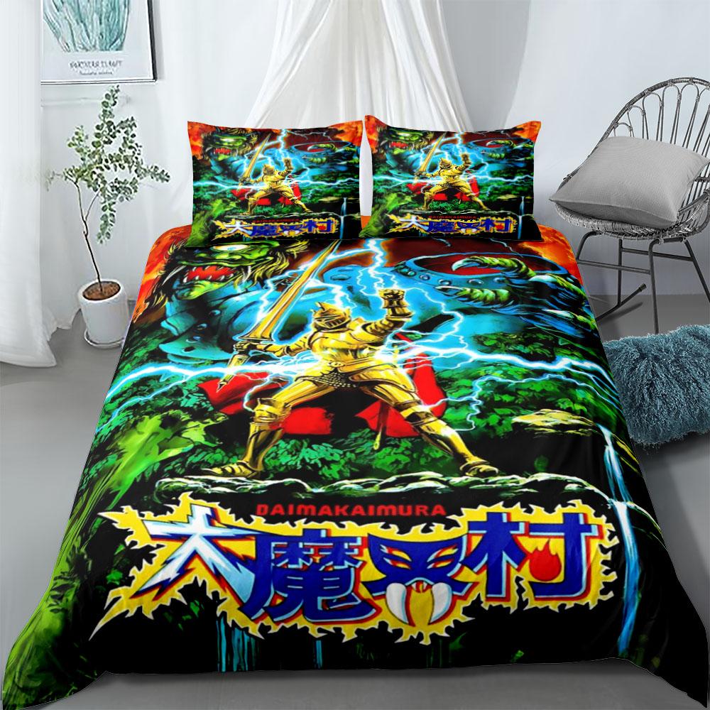 Ghouls and Goblin Duvet Cover Set EU Single Double King US Twin Full Queen Size  Bedclothes