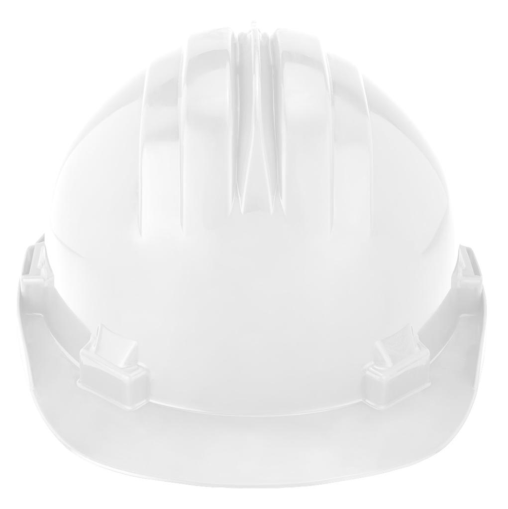 Certified safety helmet, white