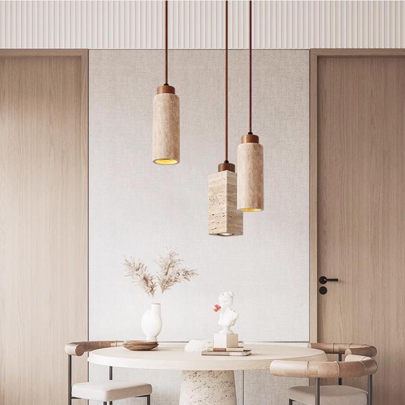 Wabi-Sabi Japanese Retro Pendant Light for Bedside and Bar Counter