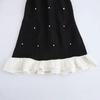 2024 Autumn Women's European & American Style Studded Halter Lace Dress