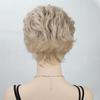 Synthetic Women's Wigs Curly Short Wigs for Women Blonde Ombre Wig Female Daily Cosplay Grandmother Mommy Wig Natural