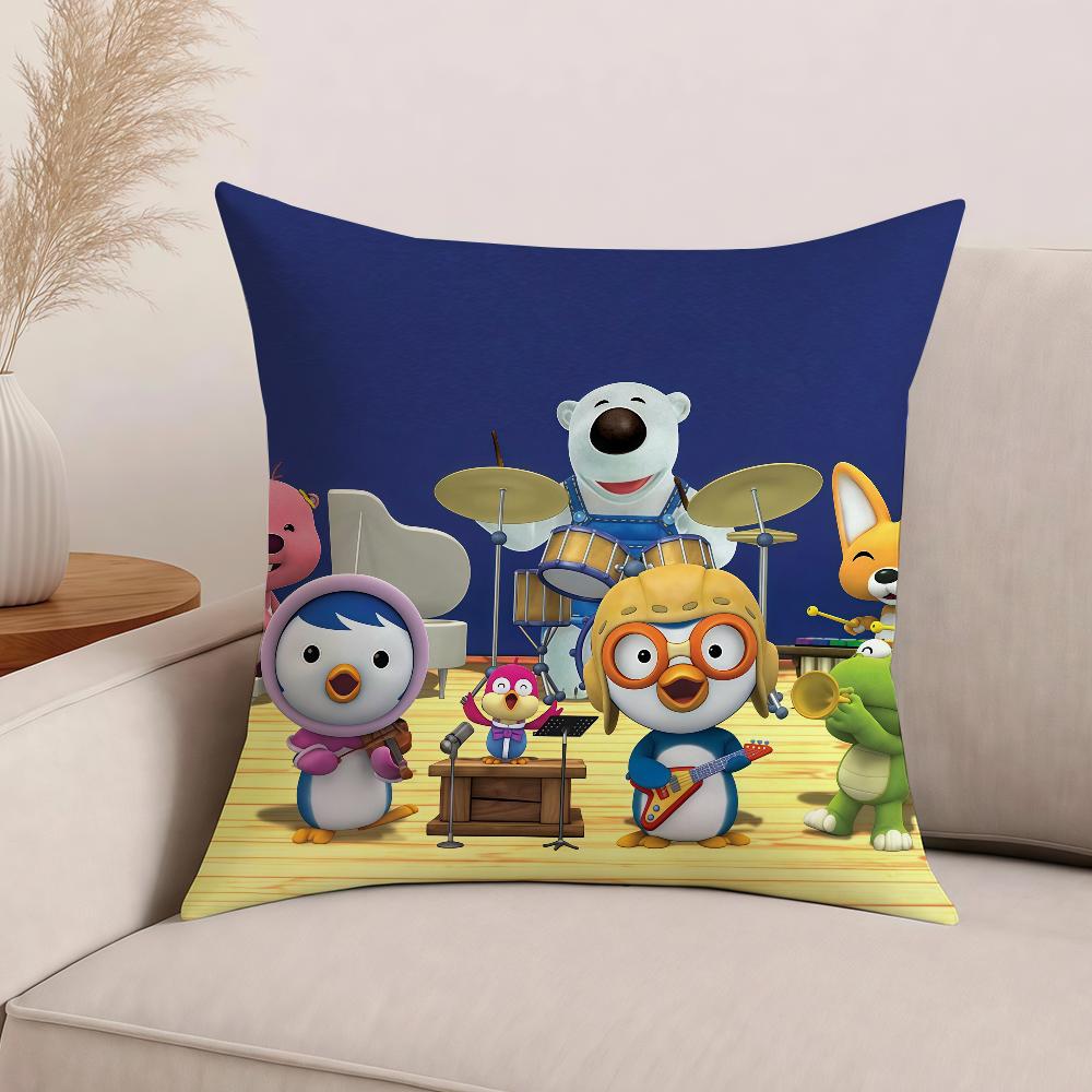 

Cartoon P-PoR-roro cute Pillow Case Office Cushions Suitable For Sofa Car Bedroom Decorative Cushion Cover 30cm x 30cm