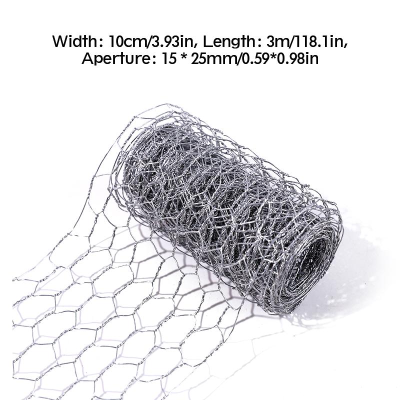 

Flower Arrangement Fence Barbed Wire DIY Floral Chicken Wire Net Cable Tie Florists Iron Mesh Flower Art Fixed Arranging Tool