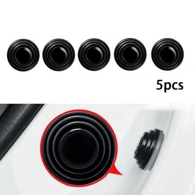 Neue Auto Stoßdämpfer Aufkleber 5 Stück Schwarz Pufferdichtung Schallschutz