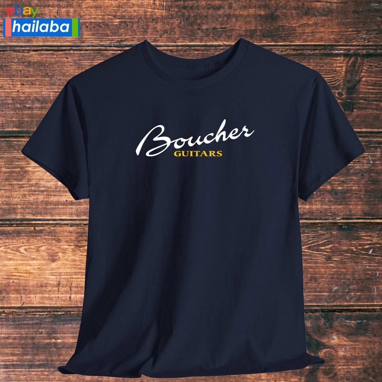 

Boucher Guitars T shirt Logo Many Colors Size S to 5XL Made In USA XL