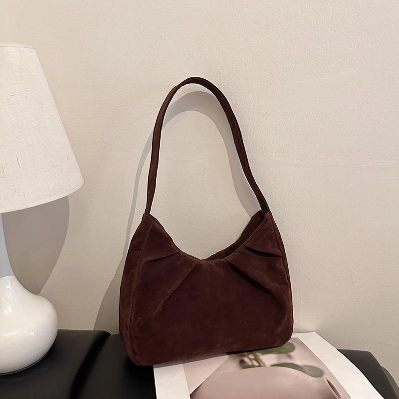 Autumn niche texture underarm bag women's 2025 new canvas bag simple and versatile handbag one dropship