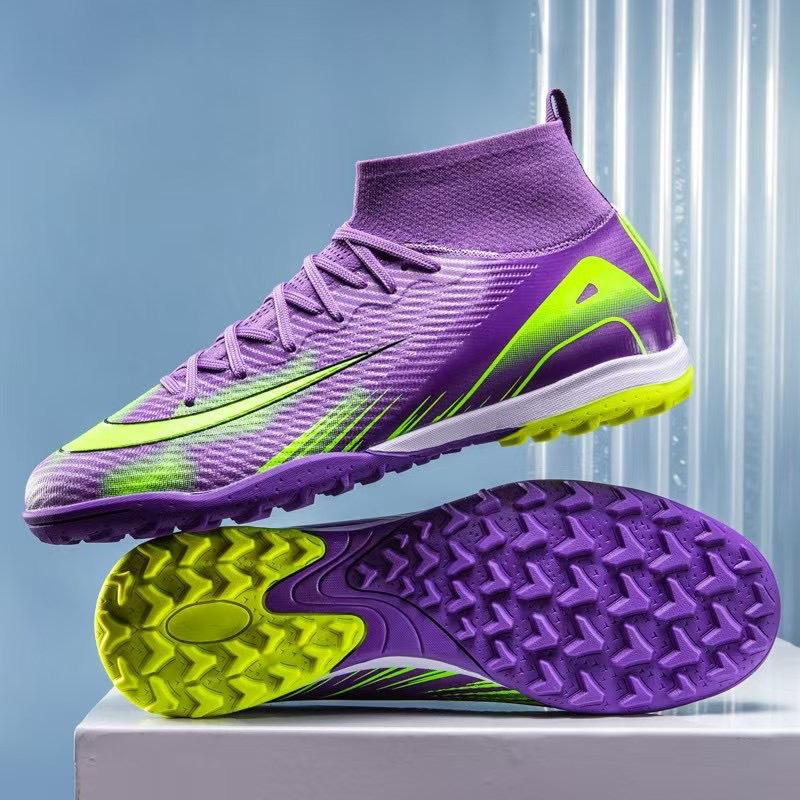New Breathable Football Shoes Male and Female Students Long Nails Youth Grass Flat Ground Broken Nails Football Shoes