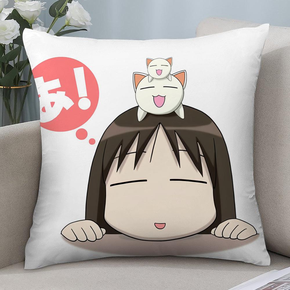 Anime A-Azumanga Daioh Kissenbezug 3D-Druck Polyesterfaser 40*40 cm Zuhause Sofa Dekoration Festivalgeschenk