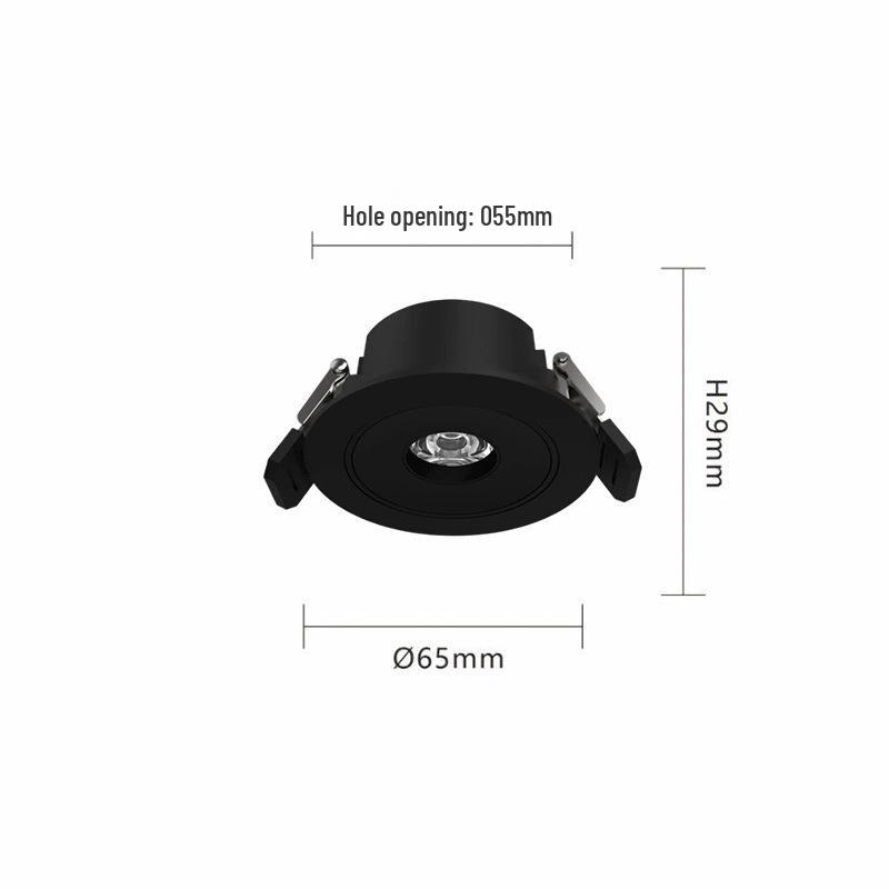 Recessed Spotlight Wall Washer for Hotel Clubhouse Display Cabinets