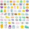 72 Pcs Kawaii Squishies, Mochi Squishy Toys For Kids Party Favors, Mini Stress Relief Toys