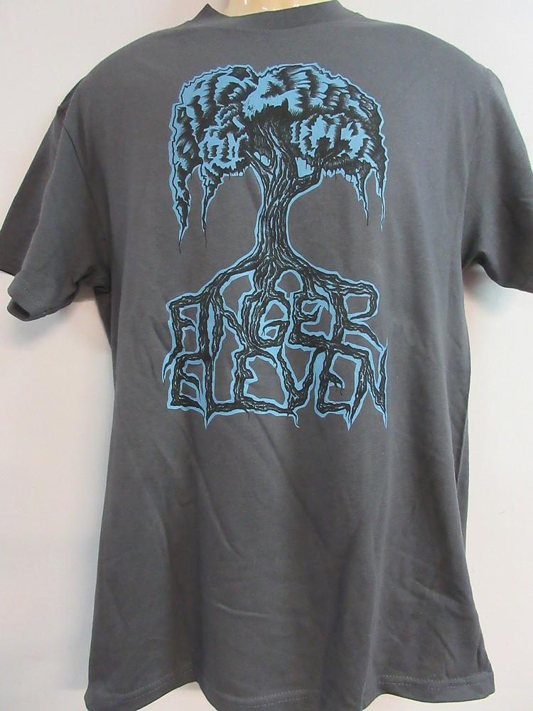 

FINGER ELEVEN ОФИЦИАЛЬНЫЙ СТАРЫЙ ЗАПАС МЕРЧ БАНДА КОНЦЕРТ МУЗЫКА СРЕДНИЙ Унисекс Футболка XXXL