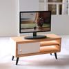 1:12 Dollhouse Miniature Living Room Tv Wooden Tv Cabinet Television Home Decor