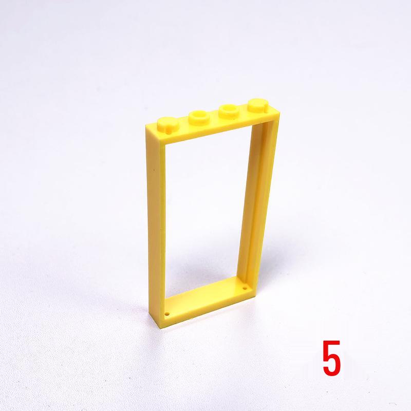 High-end MOC Mini Model City Building Blocks: Door & Window Parts