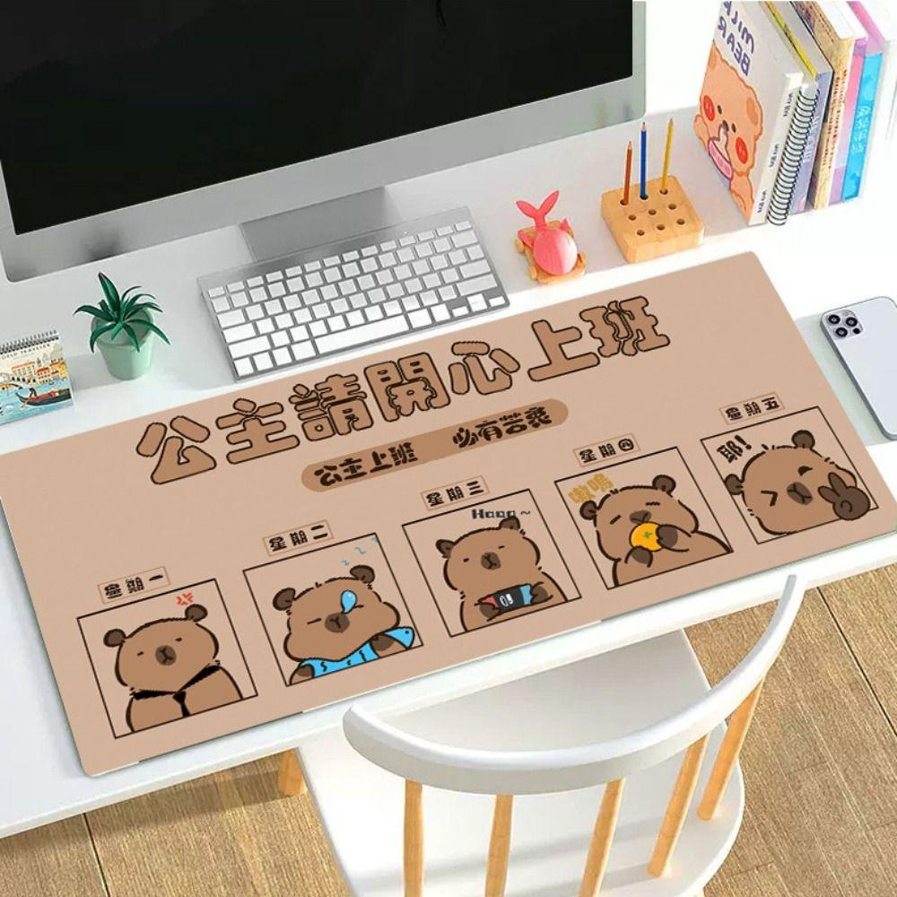 Capybara Desk Pad Cartoon Keyboard Mice Mat New Mouse Pad