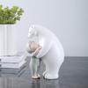European Creative Polar Bear Ornaments Bear Hug Children Home Entrance Room Living Room Decoration Resin Craft Ornaments