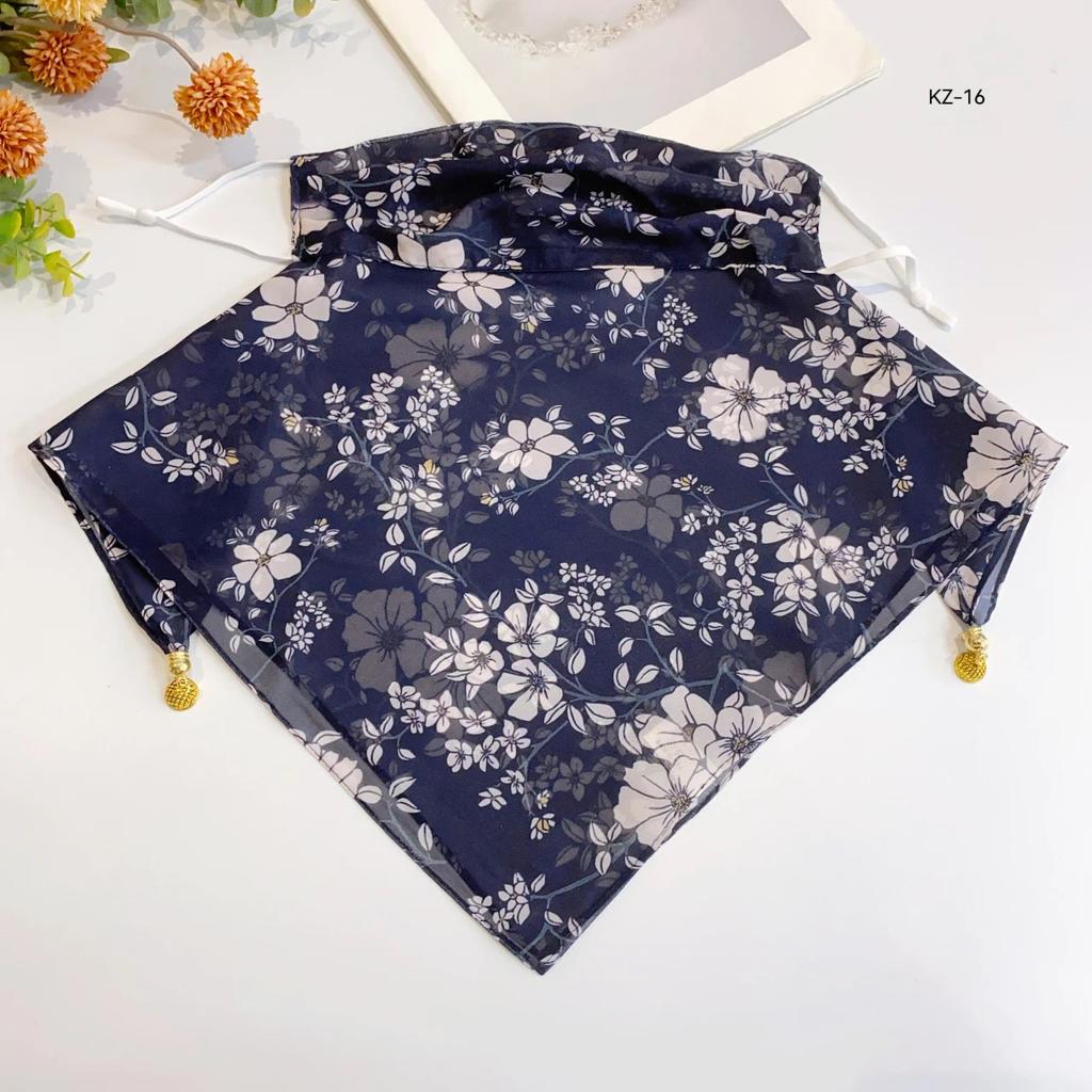 Potato buttercup yarn ice feeling breathable thin mask neck protection silk scarf cover the whole face mulberry spring summer sun protection shade spo
