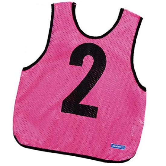 Molten Game Vest Junior Fluorescent Pink 10-Pack GB0112-PK
