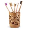 Drainage Bathroom Cup Hollow Toothpaste Storage Case Natural Pencil Holder  Cosmetic Brush