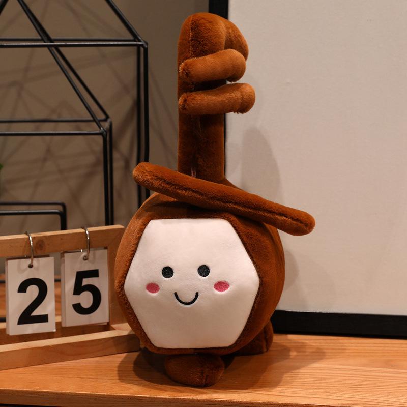Brinquedo de Pelúcia de Instrumento Musical: Boneco Travesseiro de Zhongruan, Suona, Erhu, Guzheng, Piano Presente de Aniversário