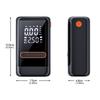 Portable Air Compressor USB Rechargeable Wireless Tire Inflator High Pressure Air Pump Motorcycle Inflation Accessories
