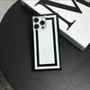 High-value simple square, suitable for Apple 16/17Pro mobile phone case iPhone1513 striped 12 soft 14