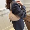 This Year's Trendy Women's Minimalist Dumpling Bag - a New Korean-style Shoulder Bag with Niche Fashion and Elegant Underarm Design.