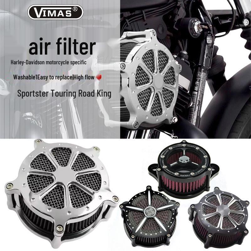 

Motorcycle Filter Cover for Harley Touring and Glide Models
