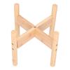 Mid Century Plant Stand Bamboo Flower Pot Holder Minimalist Green Plant Stand for Indoor Plant
