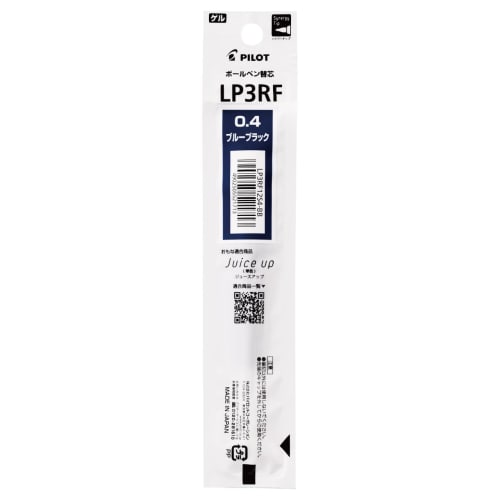 Pilot gel ballpoint pen refill LP3RF Juice Up 0.4 Blue Black 10 pieces LP3RF120S410BB