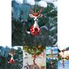 Adorable Cartoon Deer Car Hanging Ornament Made Of Durable Acrylic For Stylish Decor