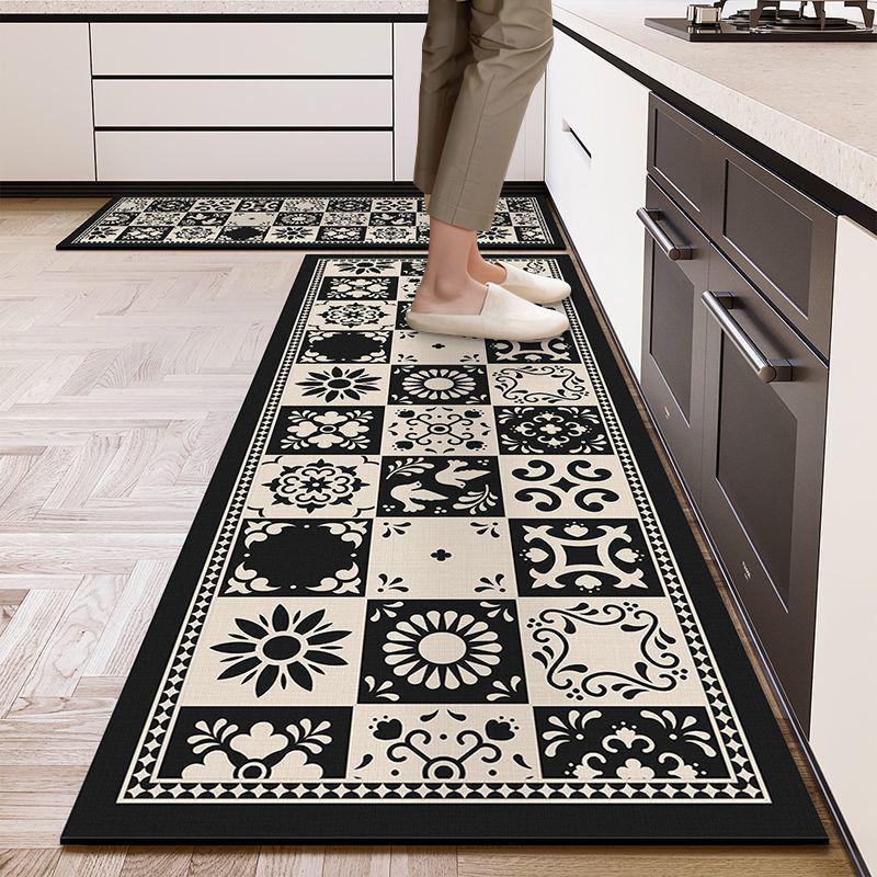 Non-Slip Diatomaceous Earth Kitchen Mat Set - Dirt-Resistant, Easy-Care, Absorbent, Two-Piece Foot Pad Carpet
